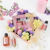Vanilla Bath & Floral Hamper