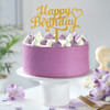 Gift Vanilla Blueberry Birthday Cake - 450g