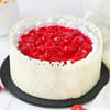 Vanilla Cake with Cherry Toppings