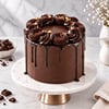 Velvet Chocolate Truffle Cake