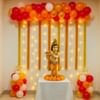Vibrant Janmashtami Balloon And Floral Decor Online