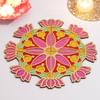 Vibrant Lotus Design Reusable Rangoli Online