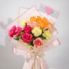 Shop Vibrant Orange Lily & Rose Mother's Day Bouquet