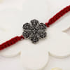 Gift Vintage Oxidized Metal Rakhi