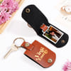 Virgo Energy Personalized Photo Keychain for Her