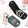 Gift Virgo Energy Personalized Photo Keychain for Him