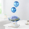 Vivacious Blue Balloons Arrangement Online