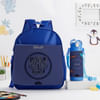 Wakanda Forever Logo - Bag And Bottle Combo - Personalized - Blue Online