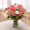 Warm Glow Bouquet in Glass Vase Online
