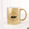 Gift Warm Memories Personalized Hot Chocolate Metallic Mug - Gold