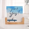 Shop We Said Yes Personalized Acrylic Frame With Wooden Base