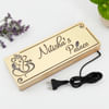 Shop Welcome Home - Personalized LED Name Plate