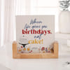 Shop When Life Gives You Birthdays Eat Cake Personalized Sandwich Frame