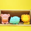 Gift Whimsical Animal Soaps - Set Of 3