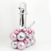 Shop Whimsical Celebration - Balloon Arrangement - Pink And Silver