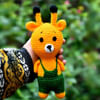 Gift Whimsical Handcrafted Crochet Giraffe - Single Piece