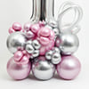 Gift Whimsical Pink & Silver Celebration Balloon Bouquet