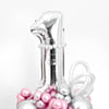 Buy Whimsical Pink & Silver Celebration Balloon Bouquet