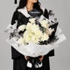 Buy White Elegance Graduation Bouquet