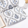 Gift White Mul Mul Cotton Floral Comfort Quilt