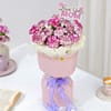 Shop White & Purple Carnation Mother's Day Bouquet