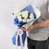 Shop White Roses Bouquet for Father's Day