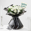 Gift White Roses Teacher's Day Bouquet