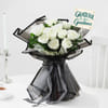 White Roses Teacher's Day Bouquet