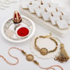 Wholesome Happiness Bhaiya Bhabhi Rakhi With Kaju Katli Online