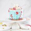 Gift Winter Wonderland Semi-Fondant Christmas Cake (1 Kg)