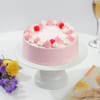 Buy Women's Day Lavender Bloom & Strawberry Cake Combo