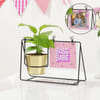 Women's Day Personalized Boss Babe Metal Swing Planter