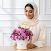 Gift Women's Day Purple Flower Arrangement