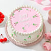 Gift Women's Day Special Pink Floral Cake