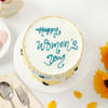 Gift Womens Day Special Floral Cake (Half kg)