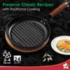 Buy Wonderchef Ferro Cast Iron Grill Pan 24cm Round