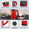 Buy Wonderchef Red Electric Kettle 1.7L Cap