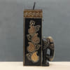Buy Wooden Embossed Painted Elephant Shape Wine Bottle Box