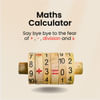 Shop Wooden Roller Maths Calculator - Single Piece