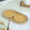 Buy Wooden Tray - Circular - Assorted - Single Piece