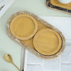 Wooden Tray - Circular - Assorted - Single Piece Online