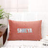 Gift World's Best Daughter Personalized Velvet Cushion - Pink