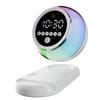 Xech Digital Clock Speaker with RGB Lighting and FM Radio