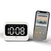 Gift Xech Mini Clock Speaker with Auto Sync Time and Dual Alarms
