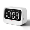 Xech Mini Clock Speaker with Auto Sync Time and Dual Alarms
