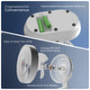 Buy Xech Rechargeable Fan with Swing and Night Light for Home and Office