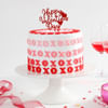 XOXO Sweetheart Semi-fondant Cake (1 kg) Online