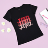 XOXO Womens Cotton Tee - Black Online