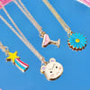 Shop Y2K Charm Pendant Necklace - Rainbow Star - Single Piece