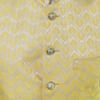 Shop Yellow Jacquard Bandi Jacket
